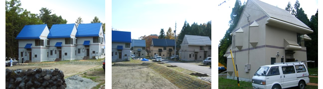 コテージ風ホテル外装工事改装後写真